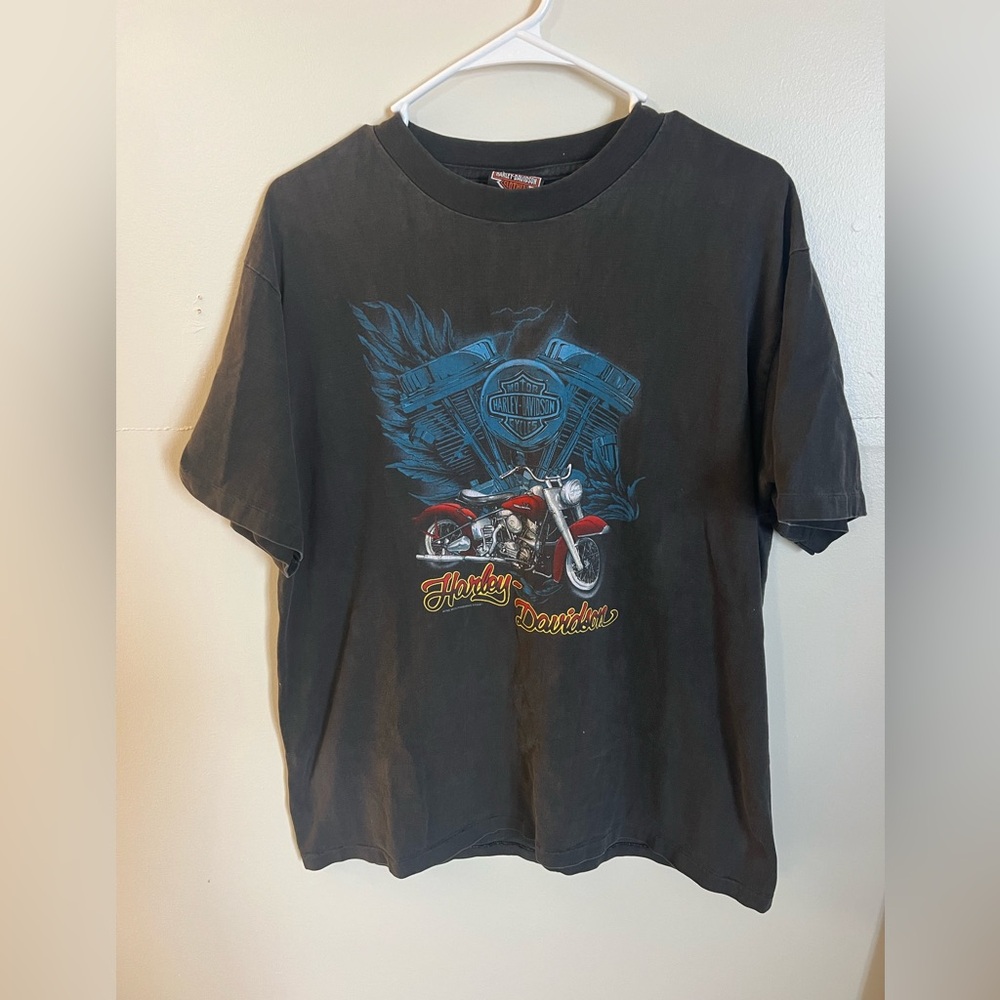 Harley Davidson Graphic Tee Size Large Singapore
